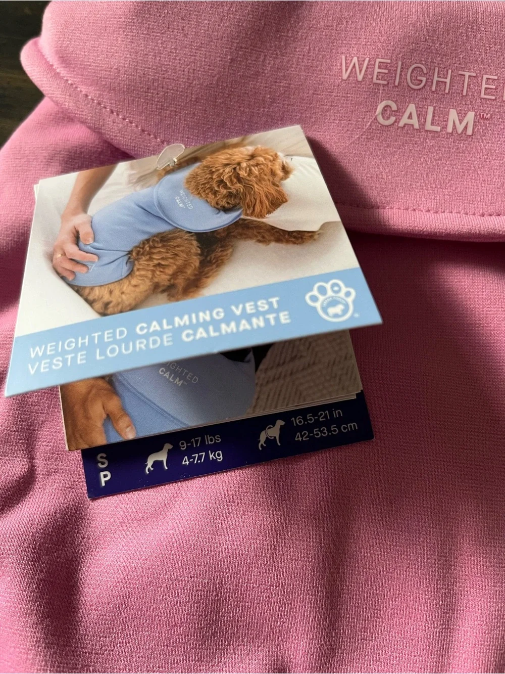 Canada Pooch Weighted Calm Vest - Pink